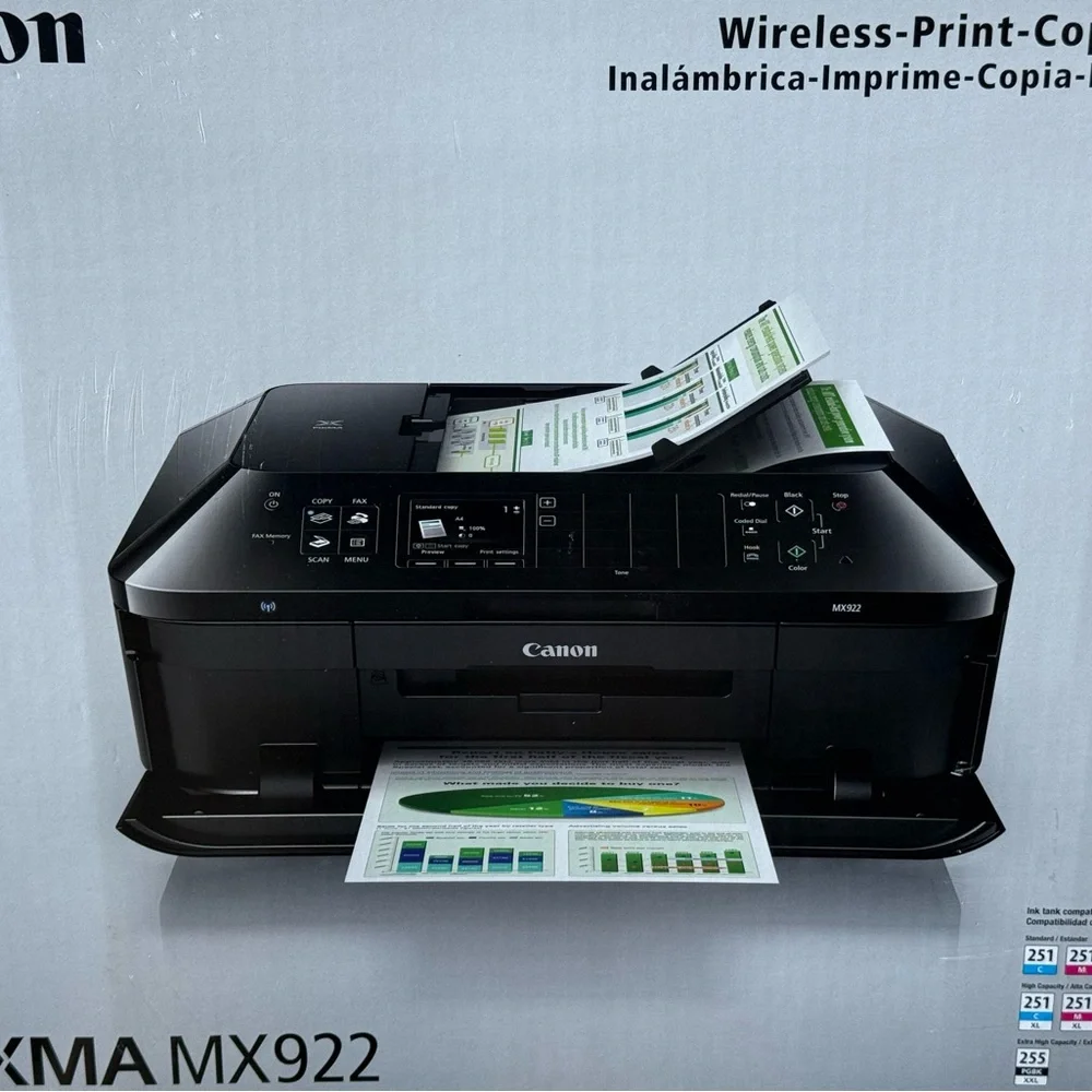 Canon Wireless All-in-One Printer in Black BRAND NEW SEALED